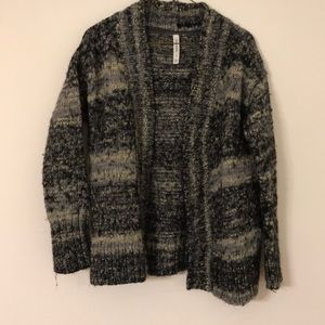 Gray heavy cardigan